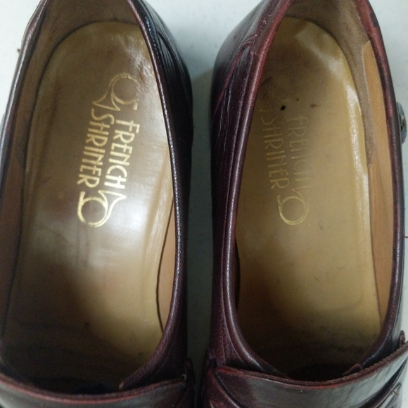 French Shriner Men's Size 9M Tassel Loafers Brown Leather - Picture 7 of 15